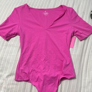 Hot pink bodysuit